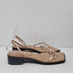 Reike Nen Women's Tan Flat Sandals US Size 7 EU 37